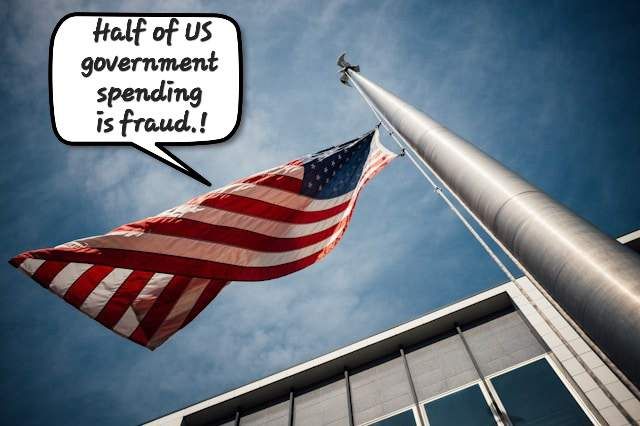 Half of US government spending is fraud