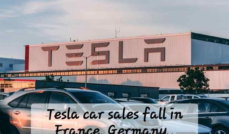 Tesla car sales fall in France, Germany