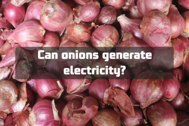 Can onions generate electricity?